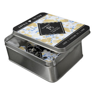 Elegant 18th Porcelain Wedding Anniversary Acrylic Jigsaw Puzzle