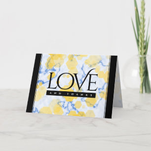 Elegant 18th Porcelain Wedding Anniversary Thank You Card