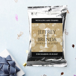 Elegant 1st Paper Wedding Anniversary Celebration Coffee Drink Mix