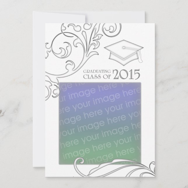 elegant 2015 graduation announcement (Front)