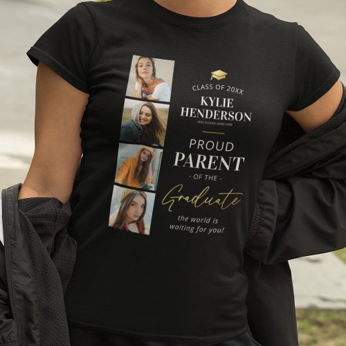 Elegant 2025 Graduation Photo T_Shirt