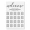 Elegant 20 Table Wedding Seating Chart