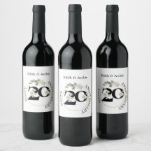 Elegant 20 year ANNIVERSARY  Wine