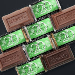 Elegant 20th Emerald Wedding Anniversary Hershey's Miniatures<br><div class="desc">Make the 20th emerald wedding anniversary a tasty celebration with these miniature chocolates! Elegant lettering with hexagonal confetti on an emerald green background add a memorable touch for this special occasion and extraordinary milestone. Customize with the couple's names, marriage dates, and congratulatory messages. Design © W.H. Sim. See more at...</div>