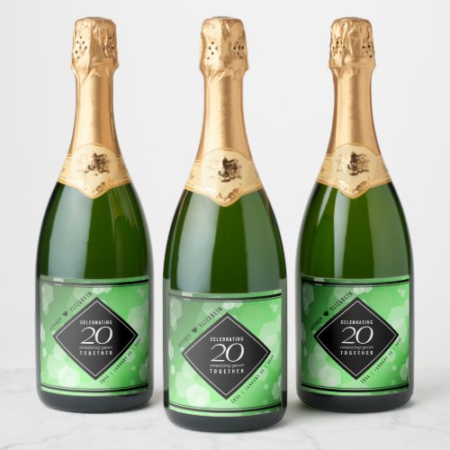 Elegant 20th Emerald Wedding Anniversary