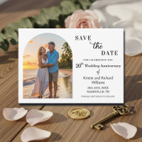 Elegant 20th Wedding Anniversary Photo