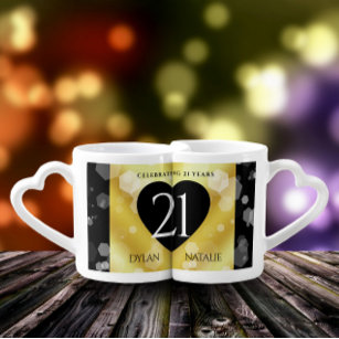 Wedding Anniversary Mugs - No Minimum Quantity