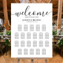 Elegant 22 Table Wedding Seating Chart Foam Board