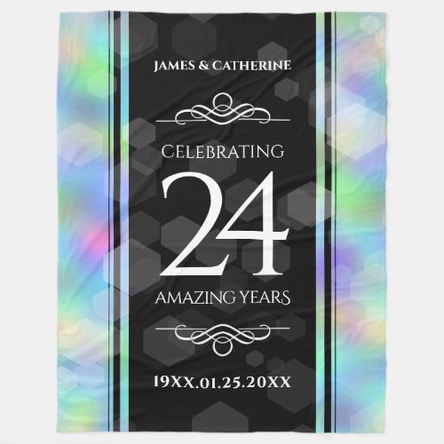 Elegant 24th Opal Wedding Anniversary Celebration
