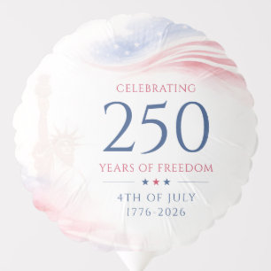 Elegant 250th American Independence Day 4th July Balloon