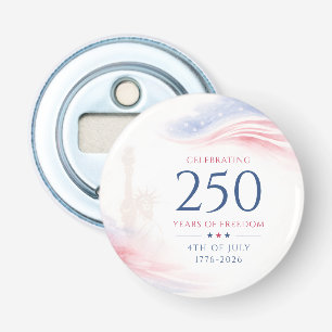 Elegant 250th American Independence Day 4th July Bottle Opener