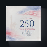 Elegant 250th American Independence Day 4th July Paperweight<br><div class="desc">Elegant Watercolor 250th American Independence Day 4th July Celebration</div>