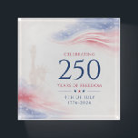 Elegant 250th American Independence Day 4th July Paperweight<br><div class="desc">Elegant Watercolor 250th American Independence Day 4th July Celebration</div>