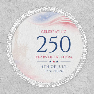 Elegant 250th American Independence Day 4th July Patch