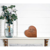 Elegant 25th Anniversary Spanish Verse Heart Block (Lifestyle)