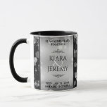 Elegant 25th Silver Wedding Anniversary Mug