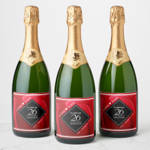 Elegant 26th Rose Wedding Anniversary Celebration