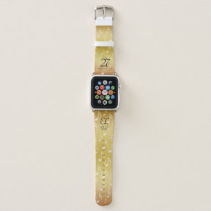Elegant 27th Music Wedding Anniversary Celebration Apple Watch Band