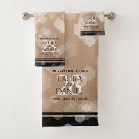 Elegant 28th Linen Wedding Anniversary