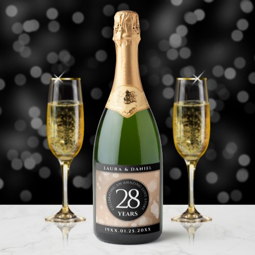 Elegant 28th Linen Wedding Anniversary Celebration