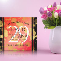 Elegant 29th Garnet Wedding Anniversary