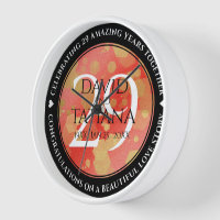 Elegant 29th Garnet Wedding Anniversary