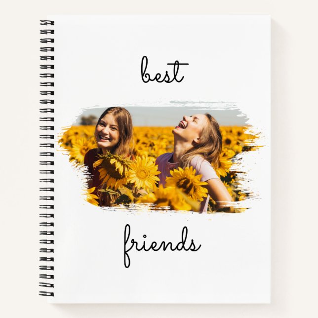 Elegant 2 BFF Best Friends Forever Notebook (Front)
