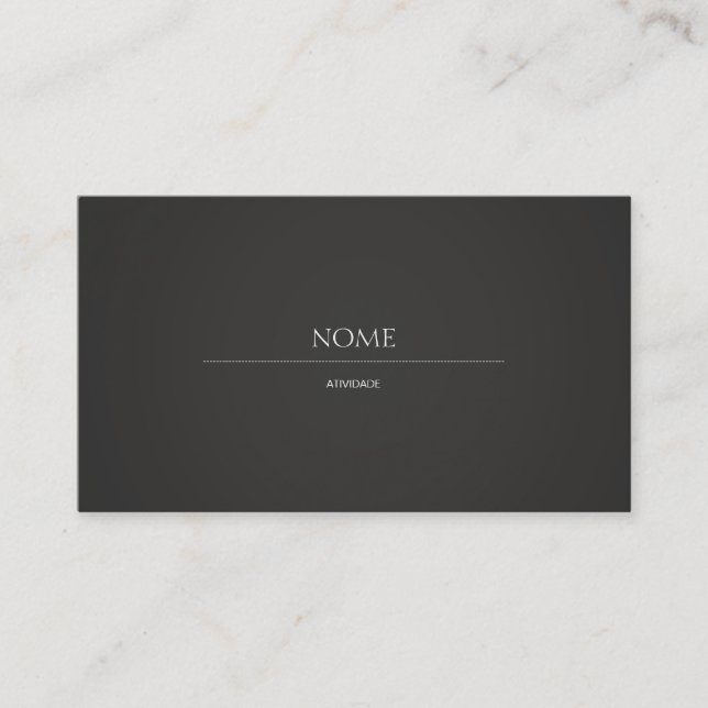 Elegant 2 business card (Front)