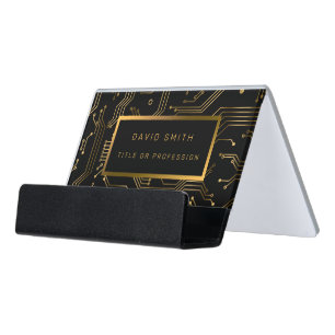 Elegant 2in1 Luxury Professional Business Card & Desk Business Card Holder