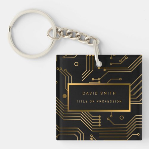 Elegant 2in1 Luxury Professional Business Card  Keychain