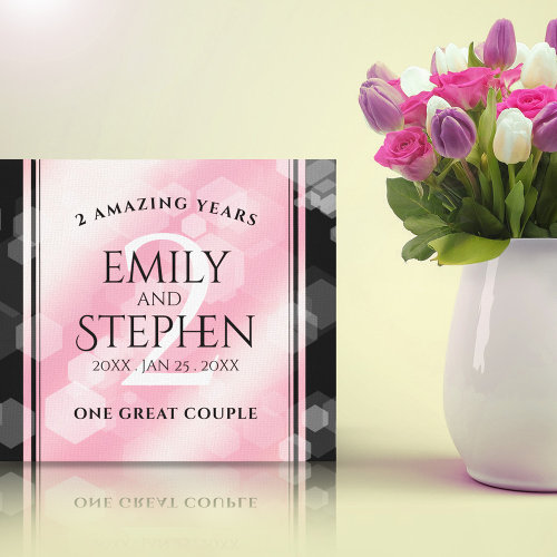 Elegant 2nd Rose Quartz Wedding Anniversary