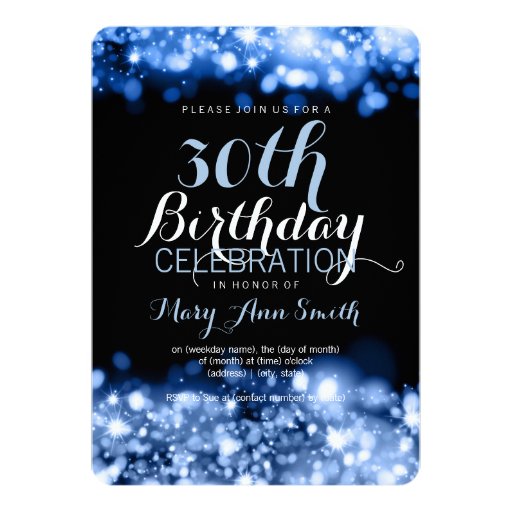 Classy 30Th Birthday Invitations 2