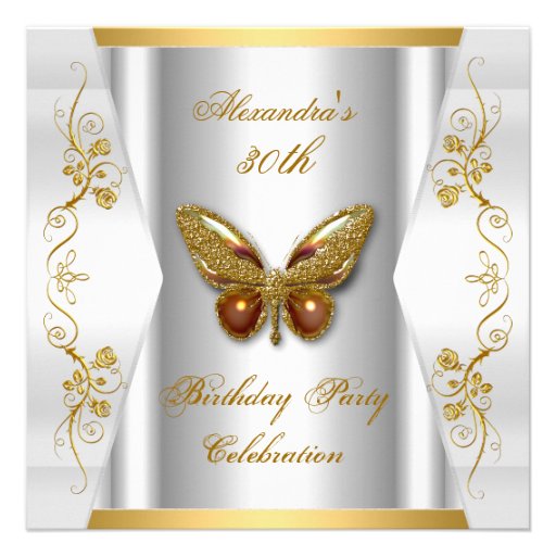 Classy 30Th Birthday Invitations 10