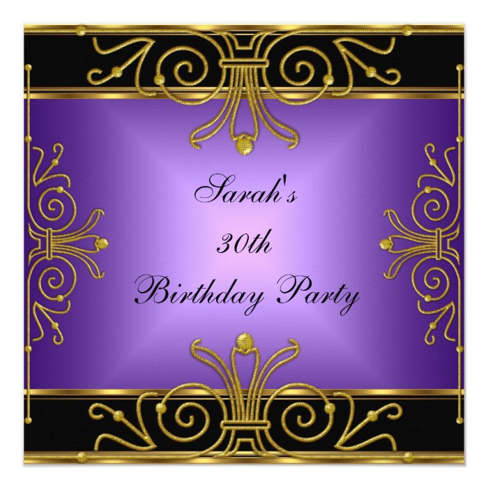 Classy 30Th Birthday Invitations 8