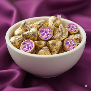 Elegant 33rd Amethyst Wedding Anniversary Hershey®'s Kisses®