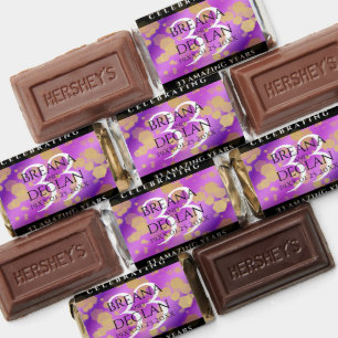 Elegant 33rd Amethyst Wedding Anniversary Hershey's Miniatures