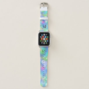 Elegant 34th Opal Wedding Anniversary Celebration Apple Watch Band
