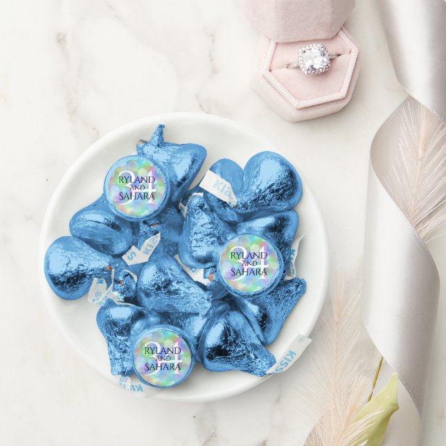 Elegant 34th Opal Wedding Anniversary Celebration Hershey®'s Kisses® (Wedding)