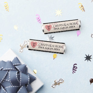 Elegant 37th Alabaster Wedding Anniversary Breath Savers® Mints