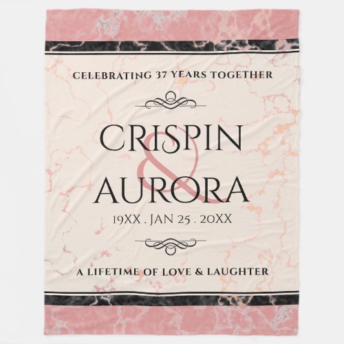 Elegant 37th Alabaster Wedding Anniversary