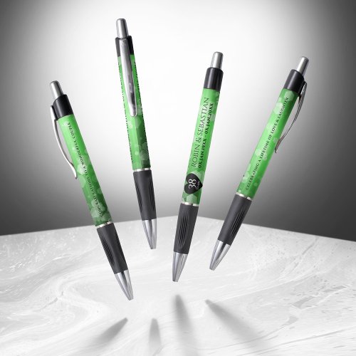 Elegant 38th Emerald Wedding Anniversary Pen