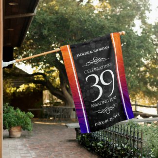 Elegant 39th Agate Wedding Anniversary Celebration