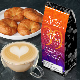 Elegant 39th Agate Wedding Anniversary Celebration Roasted Coffee