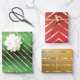 Elegant 3 Colors Gold Merry Christmas