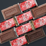 Elegant 40th Ruby Wedding Anniversary Celebration Hershey's Miniatures<br><div class="desc">Make the 40th ruby wedding anniversary a tasty celebration with these miniature chocolates! Elegant lettering with hexagonal confetti on a ruby red background add a memorable touch for this special occasion and extraordinary milestone. Customize with the couple's names, marriage dates, and congratulatory messages. Design © W.H. Sim. See more at...</div>