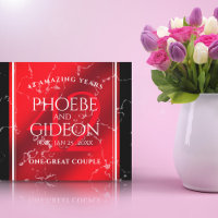 Elegant 42nd Jasper Wedding Anniversary