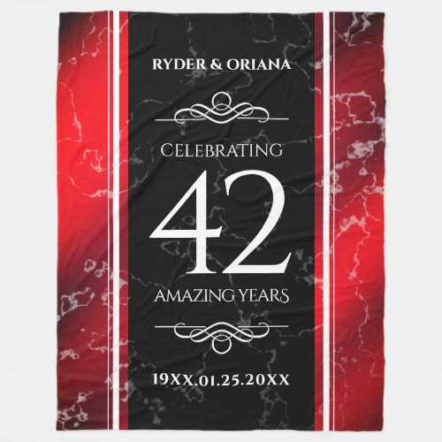 Elegant 42nd Jasper Wedding Anniversary