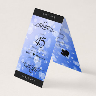 Elegant 45th Sapphire Wedding Anniversary