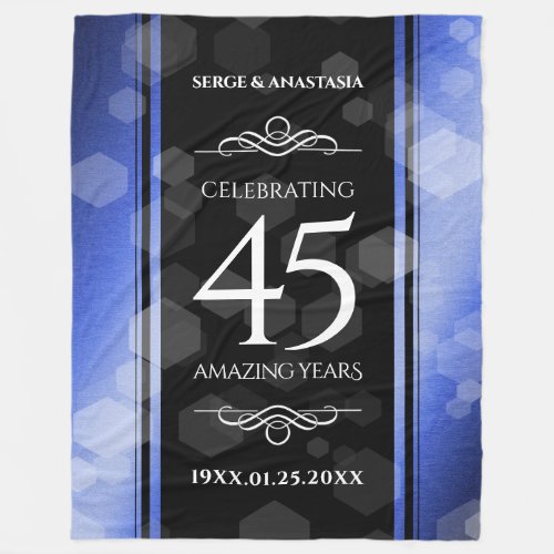 Elegant 45th Sapphire Wedding Anniversary