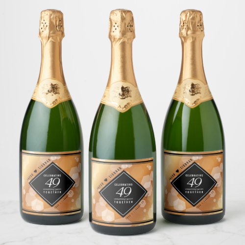 Elegant 49th Copper Wedding Anniversary